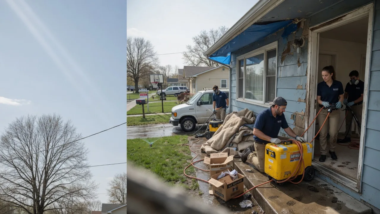 Basement Flood Cleanup in Thompsonville, IL near me